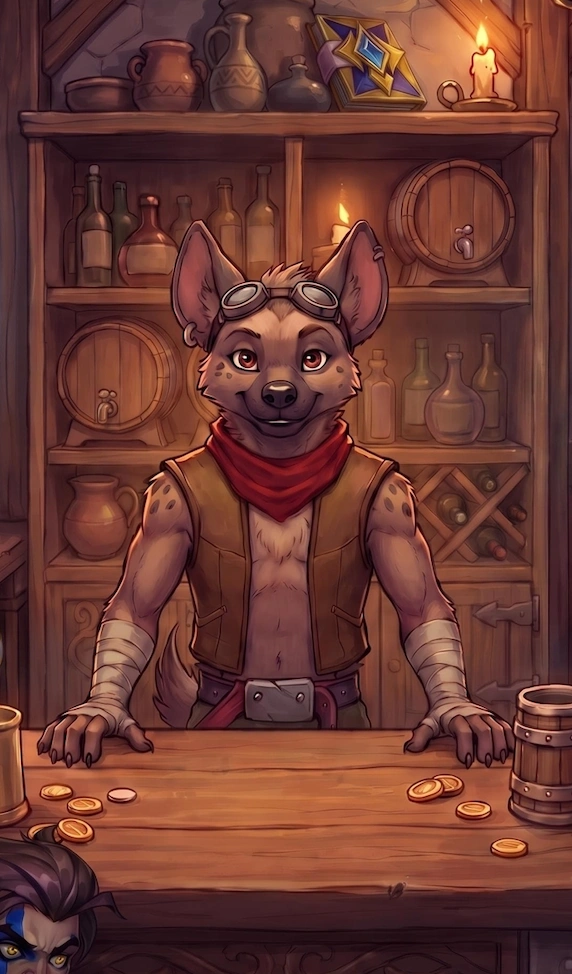 Shopkeeper Hyena