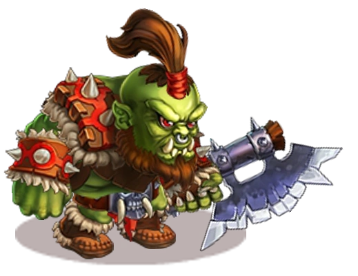 Orc the Warrior's skin (international version)