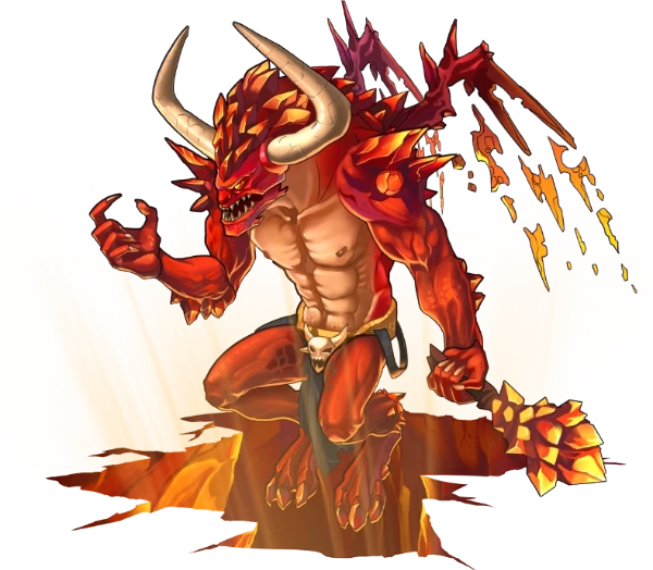 The Archdemon as he appears in game