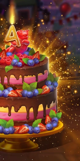 Background of Festive Diversion