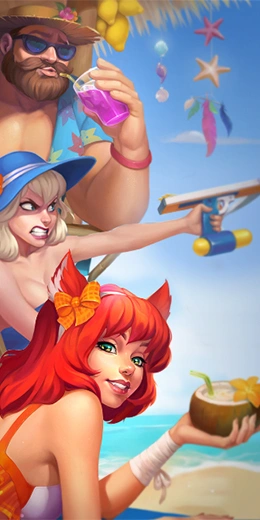 Background of Summertime Nostalgia