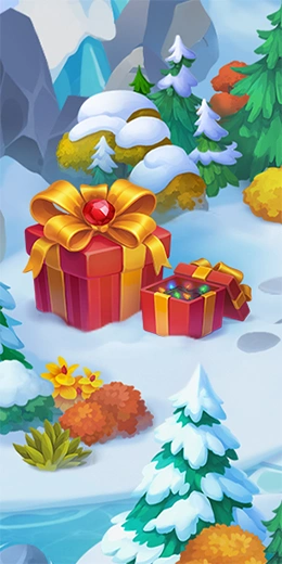 Background of Winter Pole