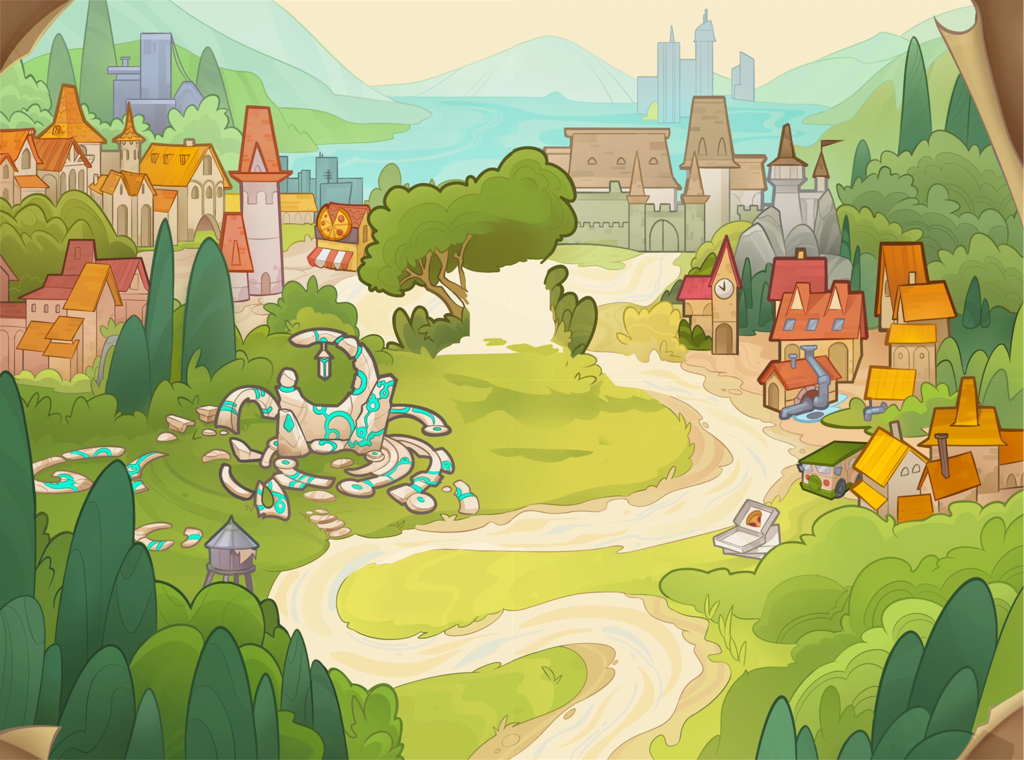Map of chapters 4