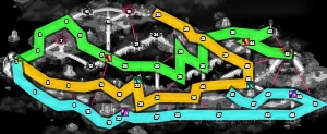 Adventure 10 Map, routes B