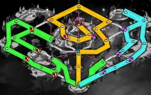 Adventure 13-12 Map - Two Players (optional weak third)