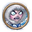 Keira's Winter Skin reached level 60