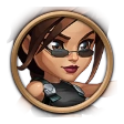 Lara Croft's Dark Angel Skin reached level 1