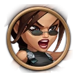 Lara Croft's Dark Angel Skin reached level 60