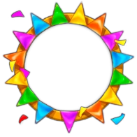Colorful Flag Frame