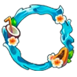 Coconut Beach Frame