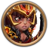 Thea's Champion Skin reached level 1