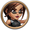 Lara Croft's Dark Angel Skin reached level 1