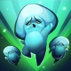 Mushy and Shroom's Branching Mycelium (periodic, blue) Skill