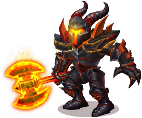 Infernal knight's default skin