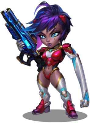 Appearance in game: Eva's default skin