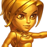 Lara Croft's Midas Skin Avatar